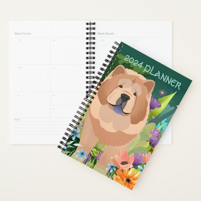 SMOOTH CHOW 2024 Daily Planner customise text (Display)