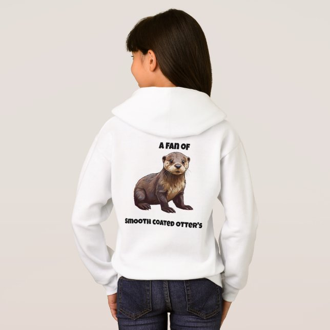 smooth coated otter pup (Back Full)