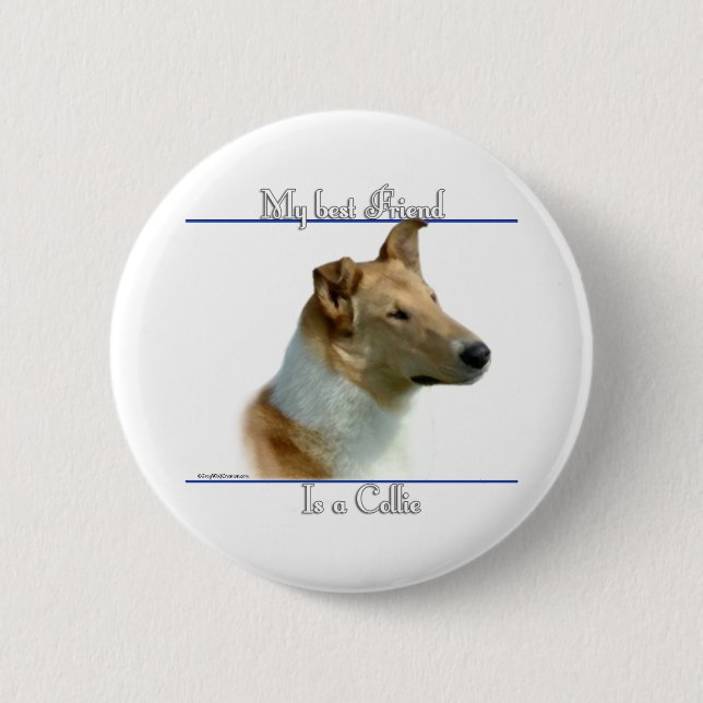 Smooth Collie Best Friend 2 - Button (Front)