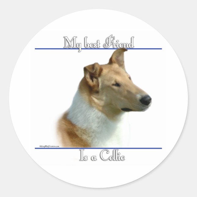 Smooth Collie Best Friend 2 - Sticker (Front)