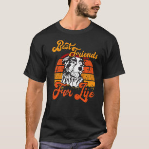 Smooth Collie Best Friend For Life Vintage Retro T-Shirt