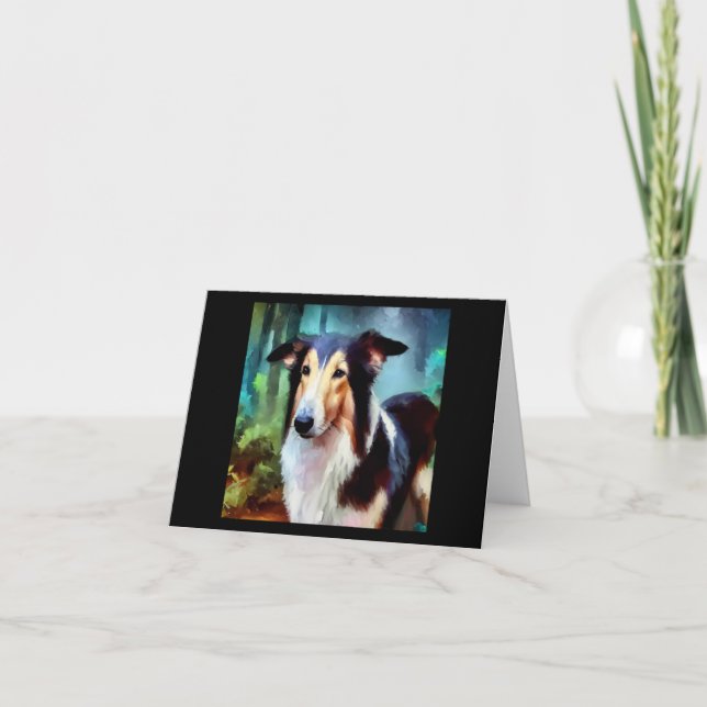 Smooth Collie Dog Card (Front)