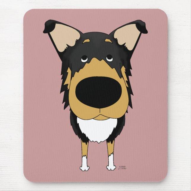 Smooth Collie Mousepad (Front)