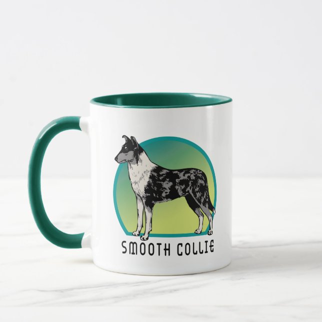 Smooth collie mug (Left)