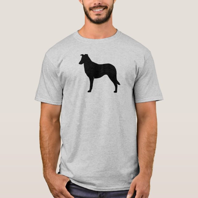 Smooth Collie Silhouette T-Shirt (Front)