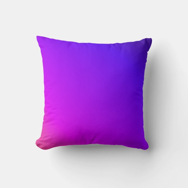 Smooth Colour Transition Purple Pillow (Front)
