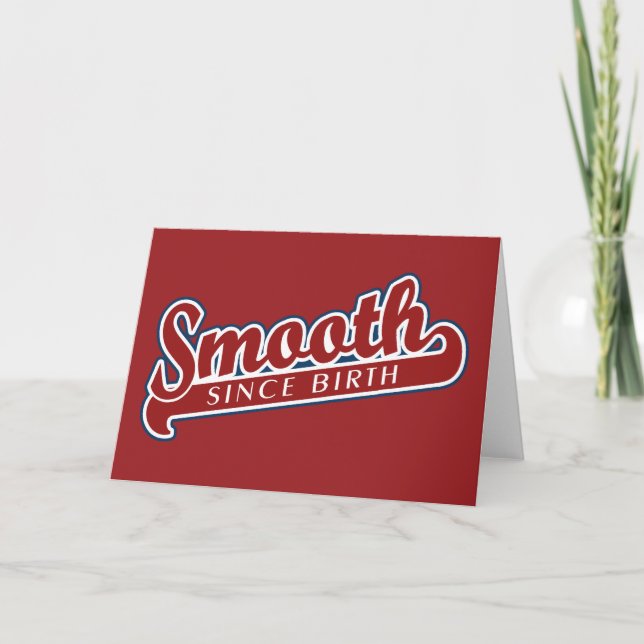 SMOOTH custom greeting cards (Front)