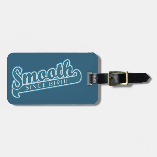SMOOTH custom luggage tag (Front Horizontal)