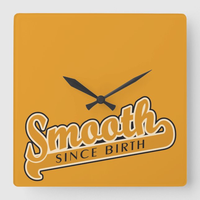 SMOOTH custom wall clock (Front)