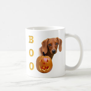 Smooth Dachshund Boo Coffee Mug