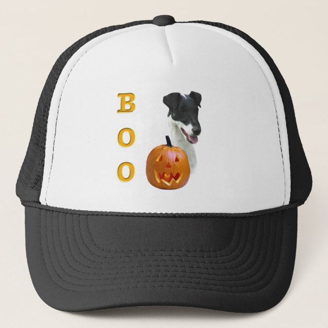 Smooth Fox Terrier Boo Trucker Hat (Front)