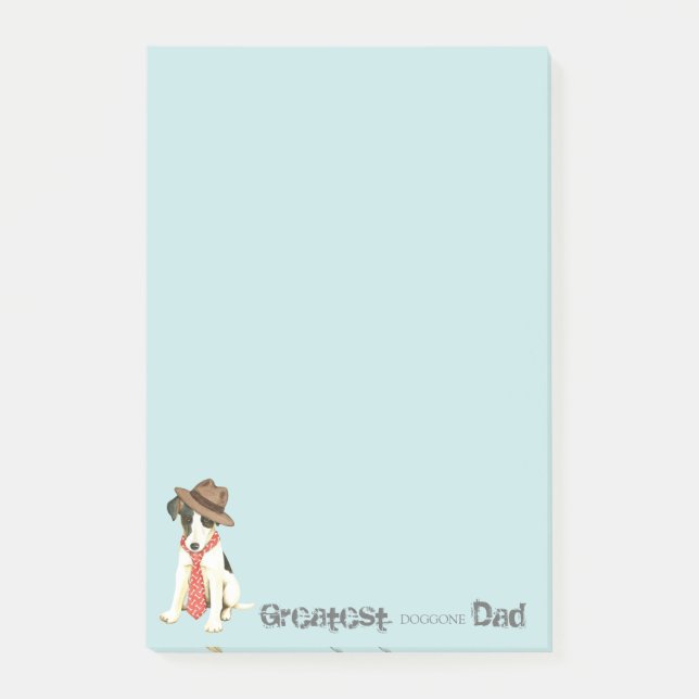 Smooth Fox Terrier Dad Post-it Notes (Front)