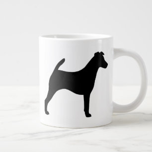 Smooth Fox Terrier Dog Breed Silhouettes Large Coffee Mug