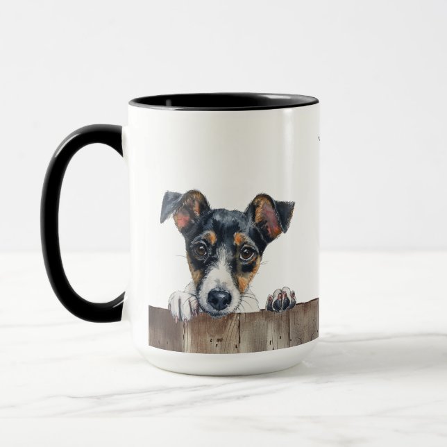 Smooth Fox Terrier Dog Mug (Left)