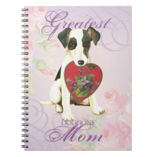 Smooth Fox Terrier Heart Mum Notebook