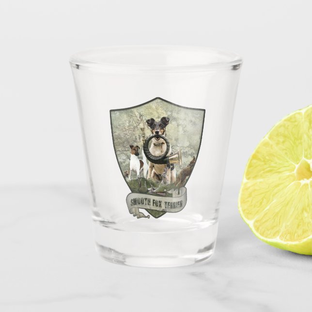 Smooth Fox Terrier     Shot Glass (Front)