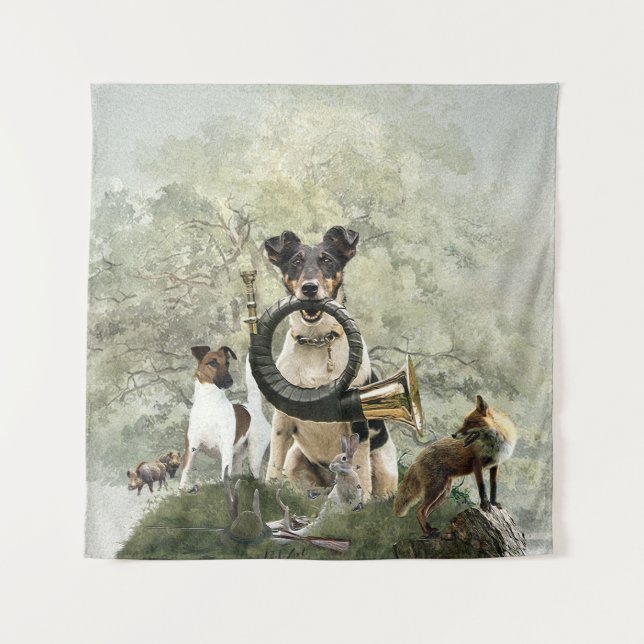 Smooth Fox Terrier Tapestry (Front)