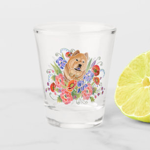SMOOTH GARDEN PATH Chow shot glass