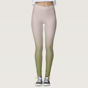 Smooth gradient summer colours fashion simple colo leggings