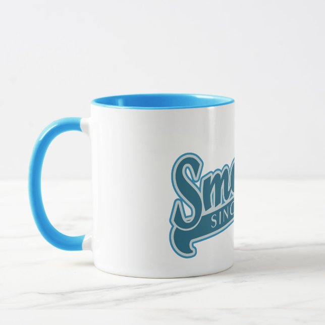 SMOOTH mug – choose style & colour (Left)