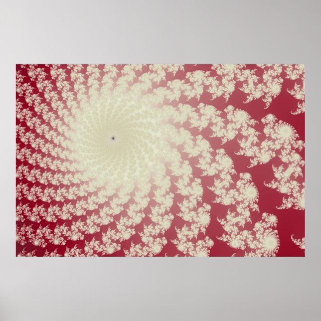 Smooth Red Whirlpool Poster (Front)