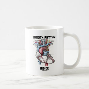 Smooth Rhythm Inside (Medical Anatomical Heart) Coffee Mug