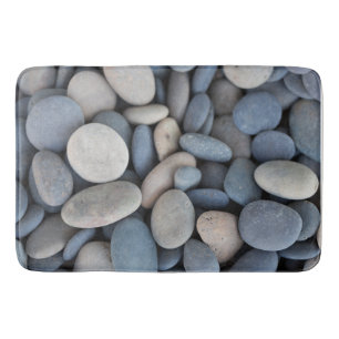 Smooth River Stones Bath Mat