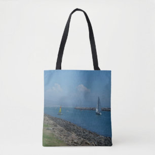 Smooth sailing ahead tote bag