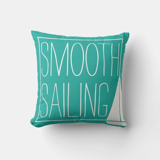 Smooth Sailing Cushion (Front)