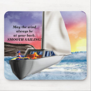 Smooth sailing!. mouse pad