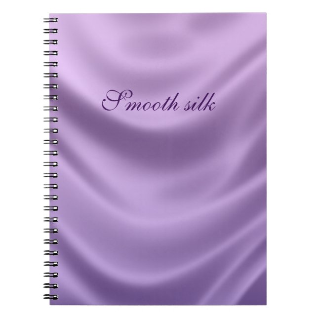 smooth silk - purple notebook (Front)