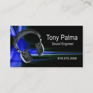Smooth Sound Engineer - Music Business Card