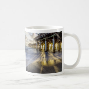 Smooth Waves At Cocoa Pier Coffee Mug