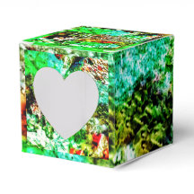 Smooth yellow abstract Favour Box,calming yellow