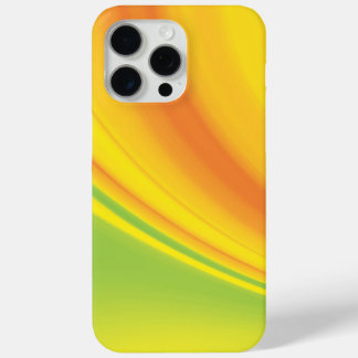 Smooth yellow green colour blending background iPhone 15 pro max case