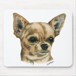 Smoothcoat chihuahua mouse pad