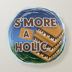 S'more-a-holic Round Cushion
