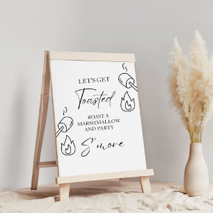 S'more Bar Menu Sign Smore Bar S'mores Station Out