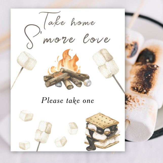 S'more Birthday  - Please take one Poster (Creator Uploaded)