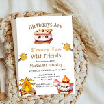 S'more Bonfire Smore Fun with friends Birthday  Invitation<br><div class="desc">Celebrate the sweet birthday of the newest little one with our S'more Fun Birthday Invitation! T</div>