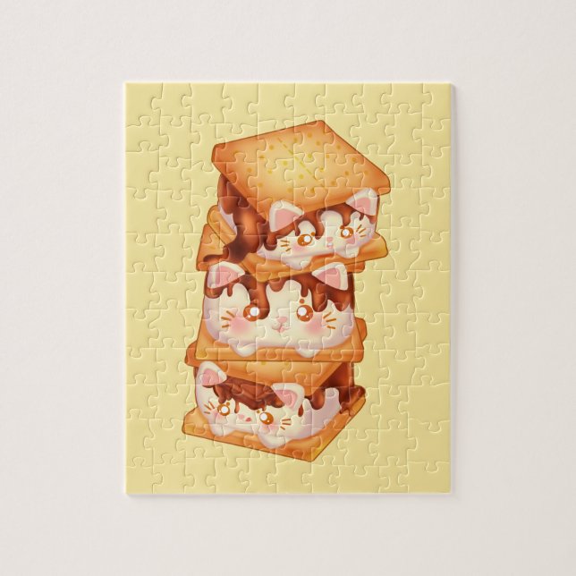 S'more Chocolate Cats Jigsaw Puzzle (Vertical)
