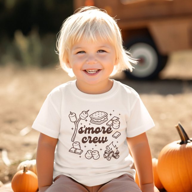 S'more Crew Camping Lover Toddler Tshirt (Creator Uploaded)
