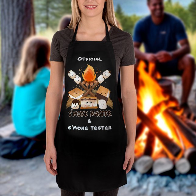 S'more Cute Funny Camping Campfire Bonfire Apron (S'more Cute Funny Camping Campfire Bonfire Apron)