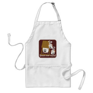 Smore Ever Yours Cute Cartoon Dessert Standard Apron