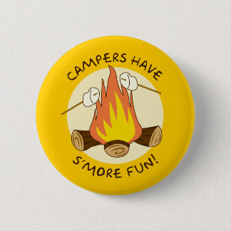 S'more Fun 6 Cm Round Badge