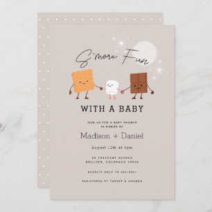 S'more Fun Campfire Baby Shower Invitation
