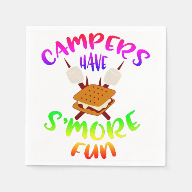 Smore fun  napkin (Front)