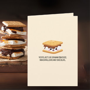 S'More Funny I Love You Custom Any Occasion Card