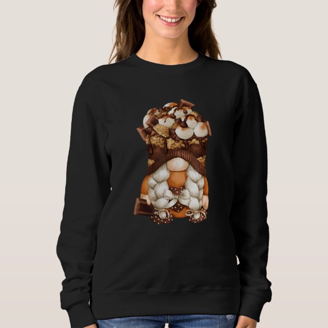 Smore Gnome For Xmas Matching Couple & Camper Gran Sweatshirt (Front)