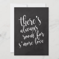 S'more love affordable chalkboard wedding sign